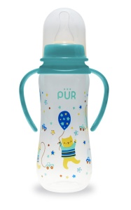BIBERON CU DESEN SI MANER 6+ LUNI PUR * 250 ML 9014