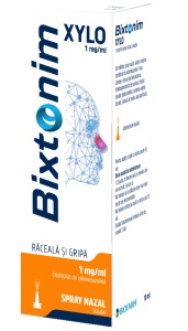 Bixtonim Xylo spray nazal adulti 1 mg/ml, 10ml, Biofarm