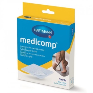 COMPRESE MEDICOMP STERILE 10 * 10 CM * 10 BUC 411063