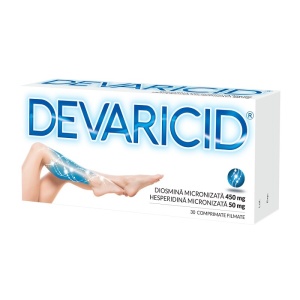 Devaricid 450 mg/50 mg, 30 comprimate filmate, Biofarm