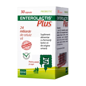 ENTEROLACTIS PLUS * 30 CAPSULE