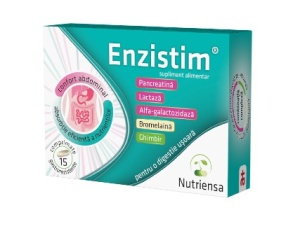 ENZISTIM * 15 COMPRIMATE GASTROREZISTENTE, ANTIBIOTICE SA