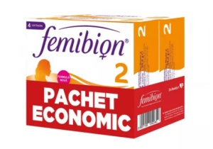 FEMIBION 2 SARCINA SI ALAPTARE * PACHET 56 COMPRIMATE FILMATE + 56 COMPRIMATE FILMATE