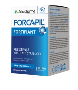 FORCAPIL FORTIFIANT PAR SI UNGHII FRAGILE * 60 CAPSULE, ARKOPHARMA
