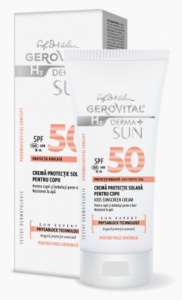 GEROVITAL H3 DERMA+SUN CREMA PROTECTIE SOLARA COPII SPF50 * 100 ML 46790