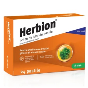 Herbion Lichen de Islanda, 24 pastile