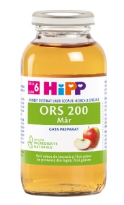 HIPP ORS 200 MAR, SOLUTIE PENTRU REHIDRATARE ORALA CU MAR * 200 ML
