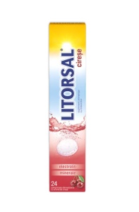 LITORSAL CU AROMA DE CIRESE * 24 COMPRIMATE EFERVESCENTE, ZDROVIT