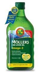 MOLLERS COD LIVER OIL OMEGA-3 LAMAIE * 250 ML