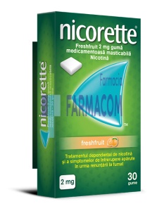 NICORETTE FRESHFRUIT 2 MG * 30 GUME