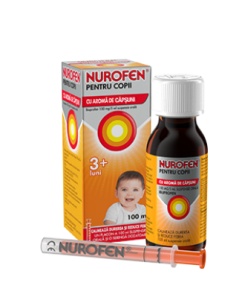 NUROFEN COPII SUSPENSIE ORALA 100MG/5ML * 100 ML CAPSUNI RECKITT