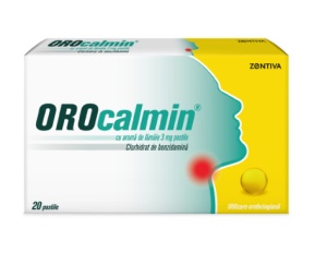 OROCALMIN CU AROMA DE LAMAIE 3 MG * 20 COMPRIMATE
