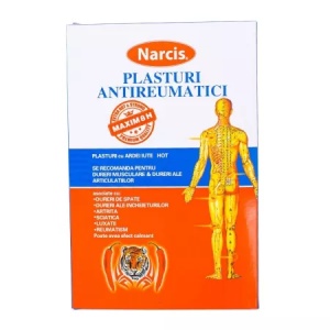 PLASTURE ANTIREUMATIC NARCIS 6CM*9CM * 1 BUC