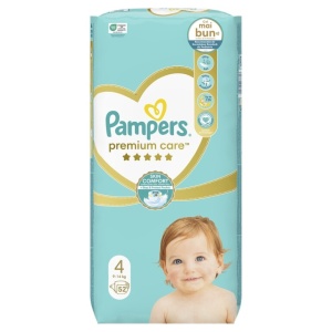 SCUTECE COPII PAMPERS PREMIUM CARE 9-14 KG * 52 BUC