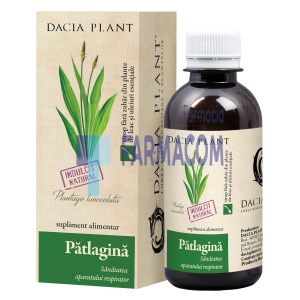 Sirop de platagina, 200 ml, Dacia Plant