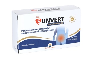 SUNVERT * 10 SUPOZITOARE, SUN WAVE PHARMA