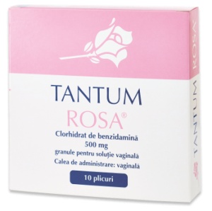 Tantum Rosa plicuri, 500 mg, 10 buc., Angelini