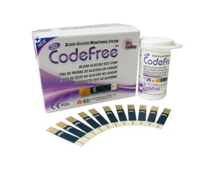 TESTE DE GLICEMIE SD CODEFREE * 50 BUC