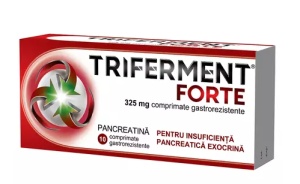 TRIFERMENT FORTE 325 MG * 10 COMPRIMATE GASTROREZISTENTE