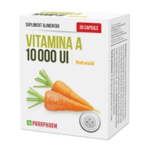 VITAMINA A 10000 UI * 30 CAPSULE PARAPHARM