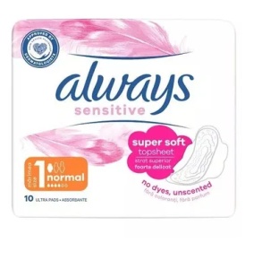 ABSORBANTE ALWAYS SENSITIVE ULTRA NORMAL * 10 BUC