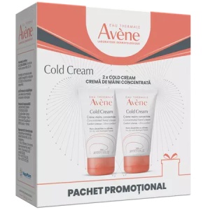 AVENE COLD CREAM CREMA DE MAINI * 50 ML 1+1 PACHET PROMO 0978