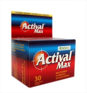 BERES ACTIVAL MAX, 30 COMPRIMATE