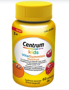 CENTRUM KIDS VITAGUMMIES MULTIFRUCT * 60 JELEURI + RUCSAC CADOU