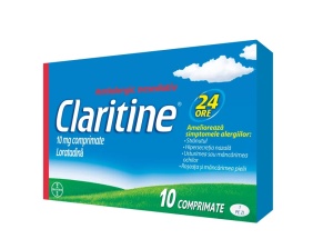Claritine, 10 mg, 10 comprimate
