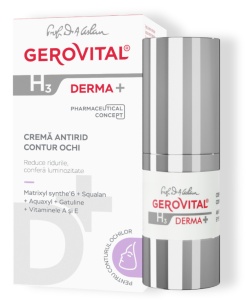 CREMA ANTIRID CONTUR OCHI GEROVITAL H3 DERMA+ * 15 ML 3880