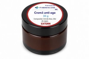 CREMĂ HIDRATANTĂ ANTI-AGE * 30 G, FARMACOM