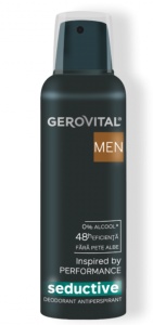 DEO SPRAY ANTIPERSPIRANT GEROVITAL MEN SEDUCTIVE * 150 ML 37240