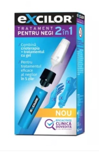 Excilor 2 in 1 tratament pentru negi, 3.3 ml, Magna Pharm