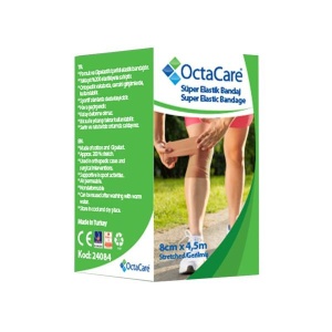FASA ELASTICA SUPER 4.5 M * 8 CM , ELASTICITATE 200 % OCTA 24084