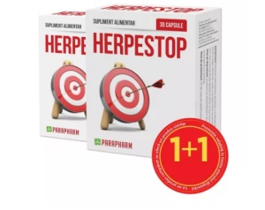 HERPESTOP * 30 CAPSULE PARAPHARM 1+1 GRATIS