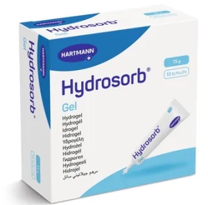Hydrosorb Gel in seringa, 15 g, 10 seringi
