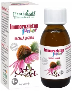 Imunorezistan Junior raceala si gripa, 125 ml, Plant Extrakt