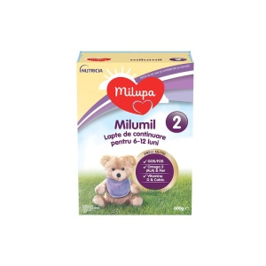 LAPTE MILUMIL 2 600G
