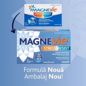 MAGNEVIE STRESS RESIST ASHWAGANDHA, 30 COMPRIMATE FILMATE