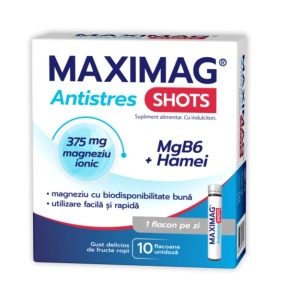 MAXIMAG ANTISTRES SHOTS * 10 FLACOANE UNIDOZA, ZDROVIT