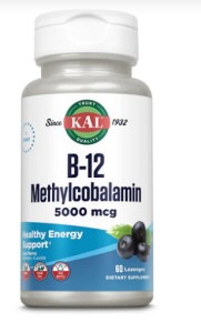 METHYLCOBALAMIN 5000 MCG (VITAMINA B12) * 60 COMPRIMATE PENTRU SUPT, SECOM