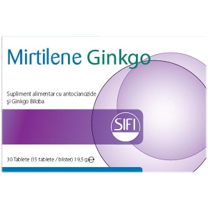 MIRTILENE GINKGO, 30 TABLETE