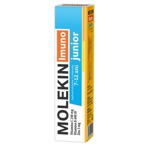 MOLEKIN IMUNO JUNIOR 7-12 ANI * 20 COMPRIMATE EFERVESCENTE, ZDROVIT