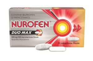 NUROFEN DUO MAX 200/500 MG * 12 COMPRIMATE FILMATE