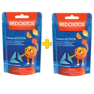 PACHET PROMOTIONAL REDOXITOS TRIPLE ACTION * 25 JELEURI, 1+1