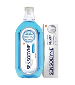 PASTA DE DINTI SENSODYNE REPAIR&PROTECT WHITENING+APA GURA COOL MINT*500