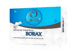 SAPUN CU BORAX PT TEN ACNEIC SI USCAT * 100 G