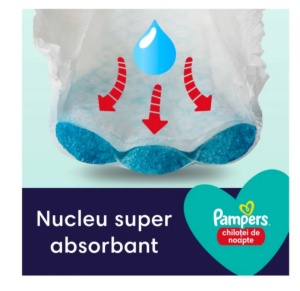 SCUTECE-CHILOTEL PAMPERS NIGHT PANTS, MARIMEA 4, 9-15 KG * 25 BUC - Img 3