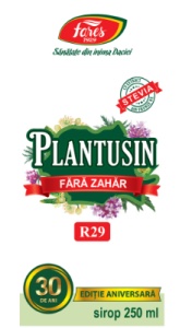 Sirop tuse pentru diabetici Plantusin R29, 250 ml, Fares