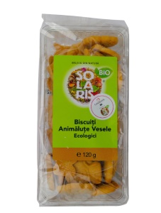 SOLARIS BISCUITI ECOLOGICI ANIMALUTE VESELE ECO * 120 G